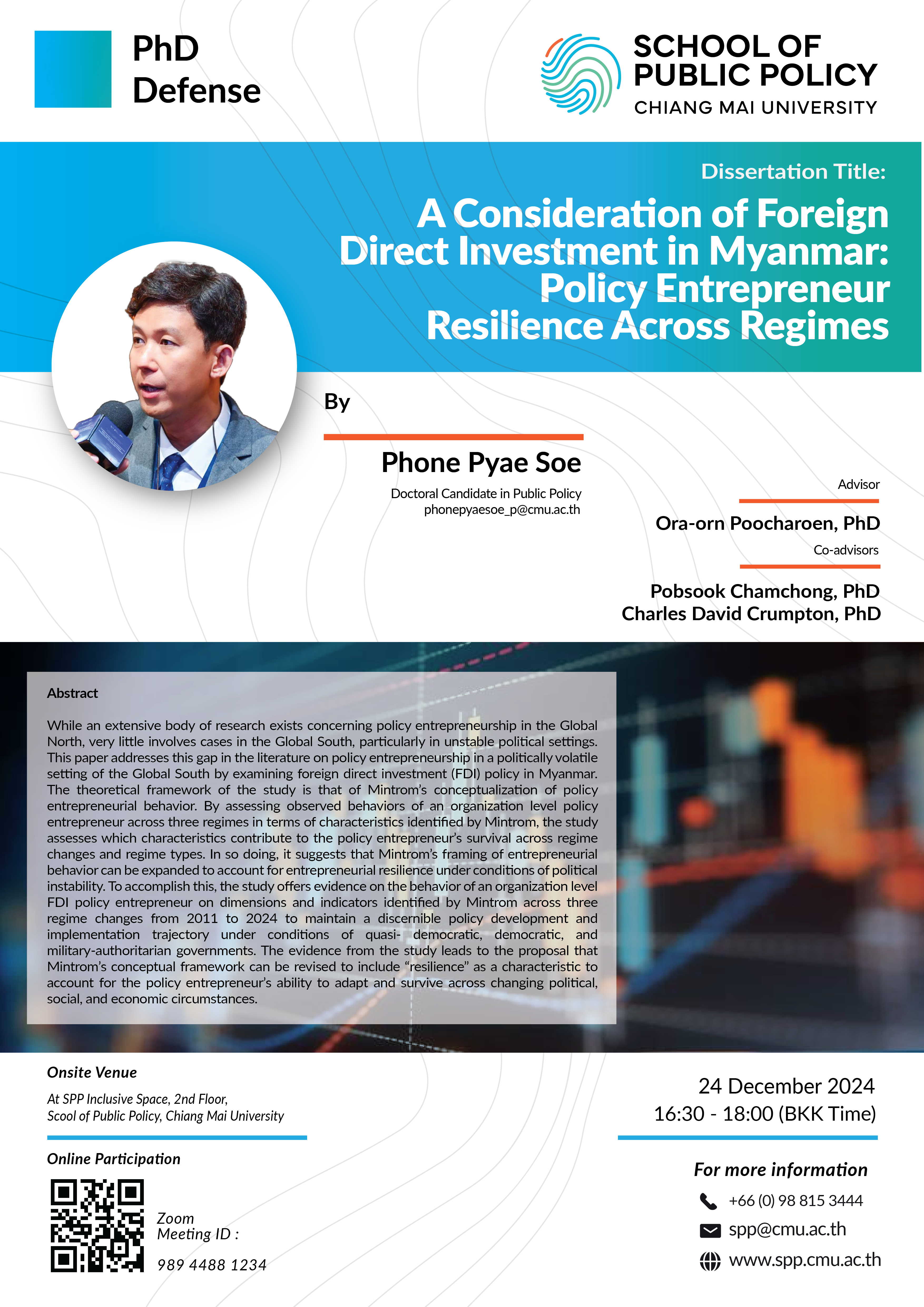 PhD Thesis Defense_Phone Pyae Soe, doctoral candidate in Public Policy ...